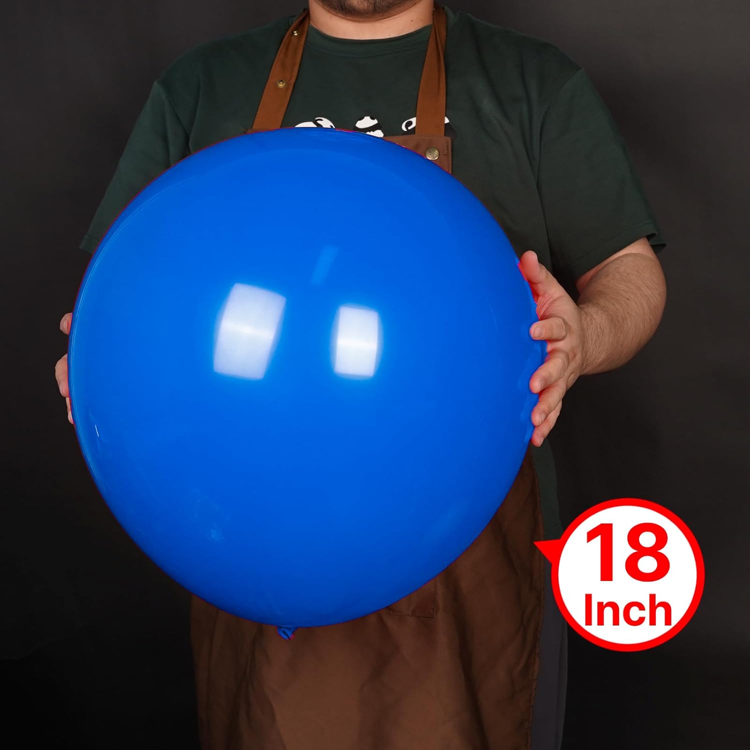PartyWoo Royal Blue Balloons - 18 Inch Dark Blue Latex Balloons for Weddings & Celebrations | 20 Pack