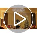 PliMook Lighted Snowflake Christmas Tree Topper with 6 Projection Slides, Rotating LED 3D Decor