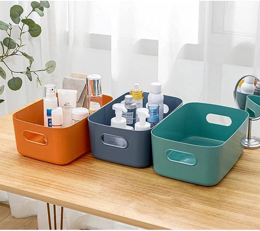 Feisco Set of 6 Cabinet Organizer,Durable and Stylish Storage Basket Storage Bin for Organizing Your Cabinet Kitchen Bathroom Desktop