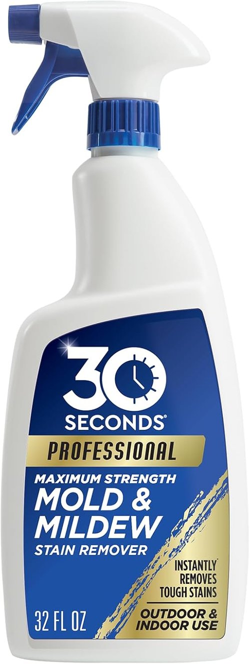 30 SECONDS Pro Mold and Mildew Stain Remover - Scrub-Free Formula for Instant Brighter Results | 32 Fl. Oz.