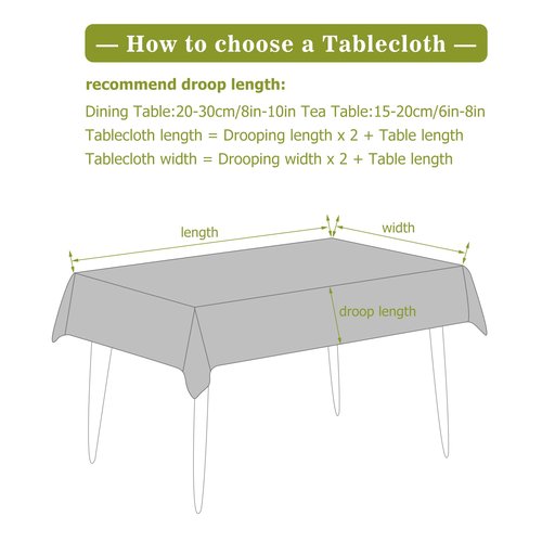 iSamzan Waterproof OilProof Vinyl Table Cover, Plastic Lace Tablecloth for Rectangle Table, Textured Home Decor for Parties, Dining, Kitchen, Outdoor Table