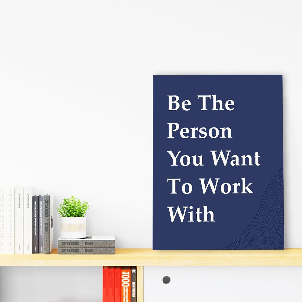OTINGQD Motivational Wall Art - Inspirational Teamwork Canvas Decor for Office & Home Cubicle