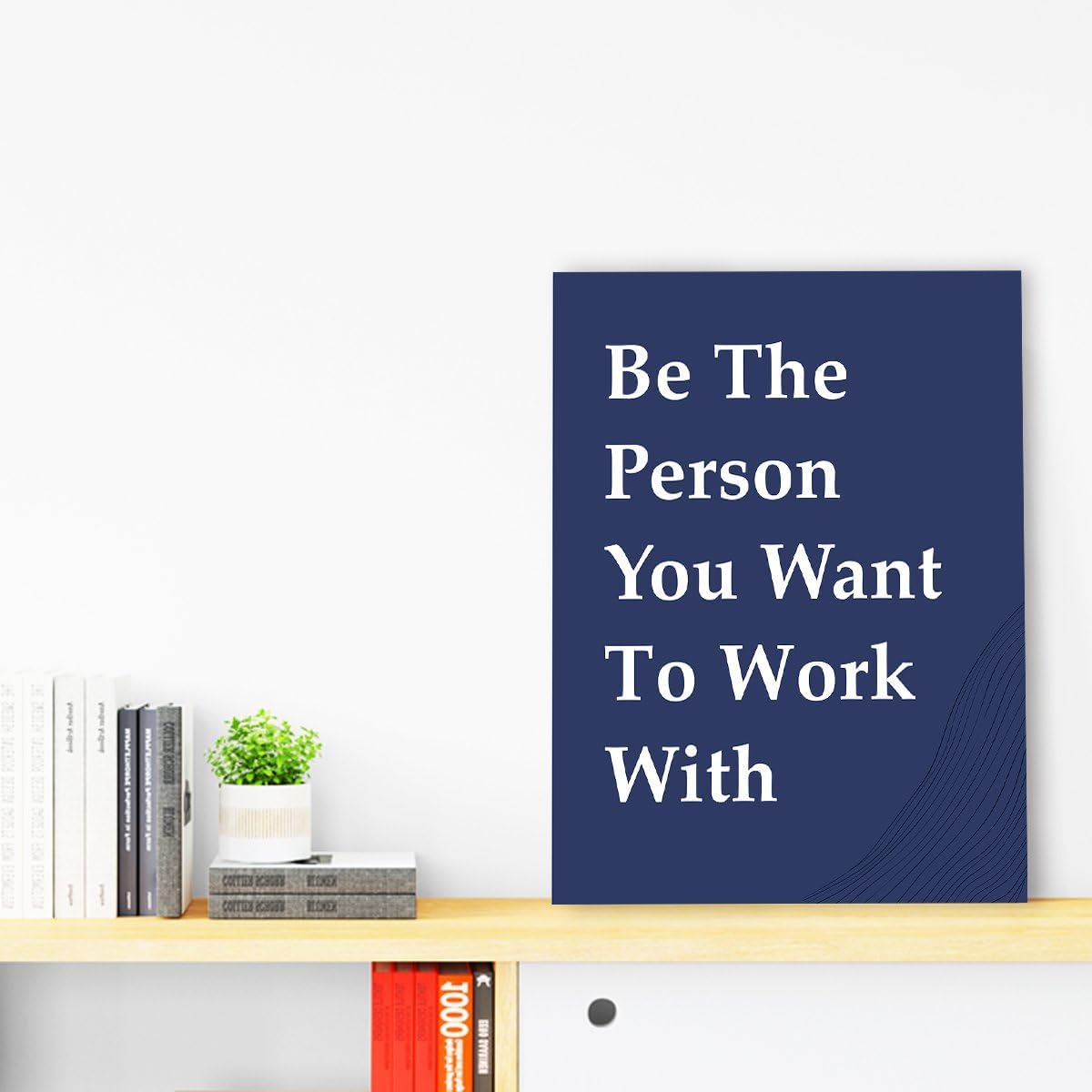 OTINGQD Motivational Wall Art - Inspirational Teamwork Canvas Decor for Office & Home Cubicle