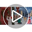 Dark Purple Velvet Christmas Bow Tree Topper Large Holiday Decor