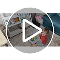Kids Bookshelf and Toy Organizer - Toddler Montessori Bookcase