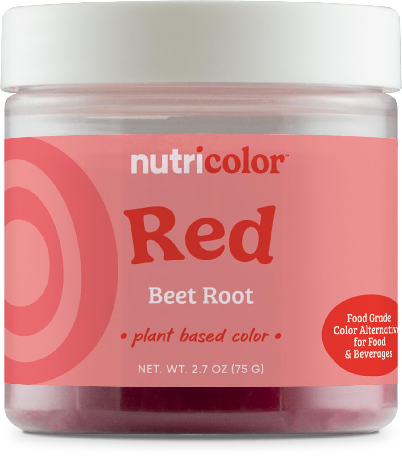 Nutricost Red Plant-Based Food Coloring | Beet Root Powder - 75 Servings for Vibrant Food & Beverages