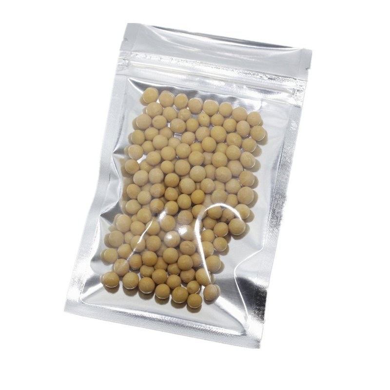 PABCK 100 Pack 3.9x5.9 inch (Inside Size 3.5x4.7 inch) Clear Front Resealable Heat Seal Bags for Zip Bulk Food Storage Lock Bag Reclosable Airtight Foil Pouch Zipper Lock Packaging with Tear Notches