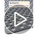 Non-Slip Shower Mat, 28" x 15" Rectangular Bath Mat with Suction Cups