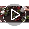8-Piece Christmas Candle Ring Wreaths with Berry, Pinecone & Poinsettia