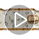 Artoid Mode Seder Plate Flower Happy Passover Table Runner 13x72