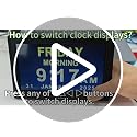 7 Inch HD Digital Day Calendar Clock for Seniors Elderly with 20 Alarms