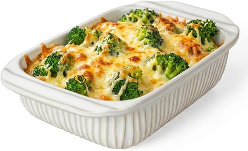 Artena Baking Dish - 2.3 Quart Casserole Dish With Handles | Deep Rectangular Ceramic Bakeware, White