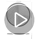 Stainless Steel Shower Drain Hair Catcher with Silicone Edge