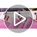 Pet Paw Christmas Stocking - Pink Knit Holiday Decor for Dogs & Cats, 8 Inches - Variation: Pet Paw