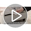 Stretch Printed Barrel Chair Slipcover - 2 Piece Removable Tub Chair Cover