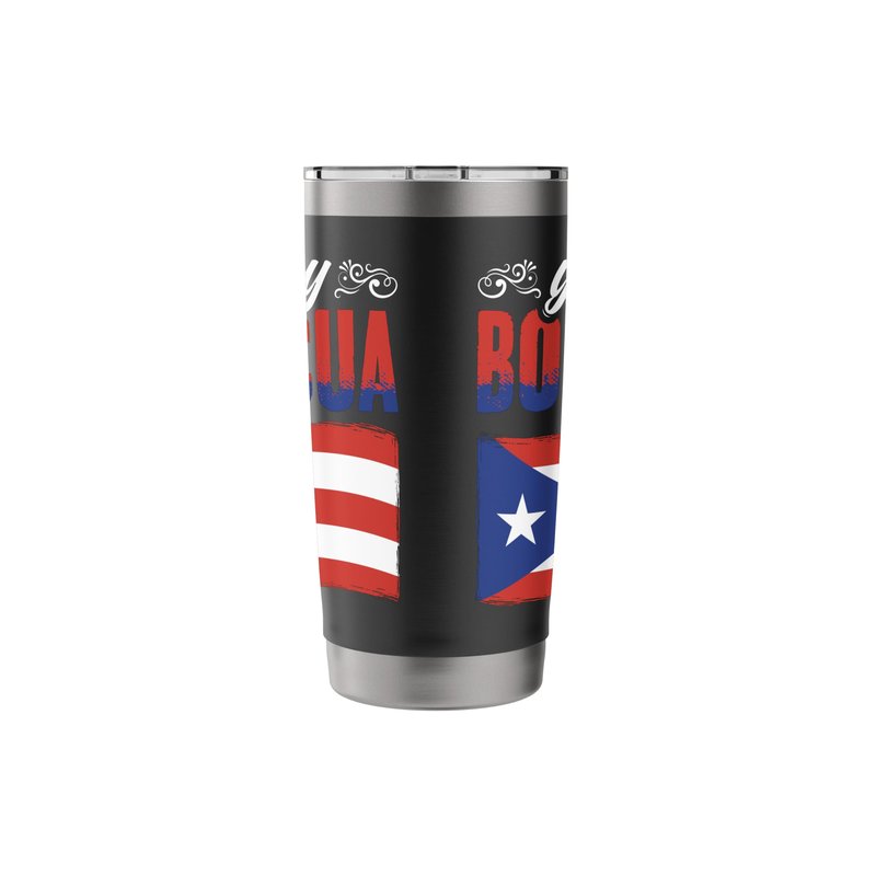 Yo Soy Boricua Puerto Rico Puerto Rican Flag Pride Stainless Steel Insulated Tumbler