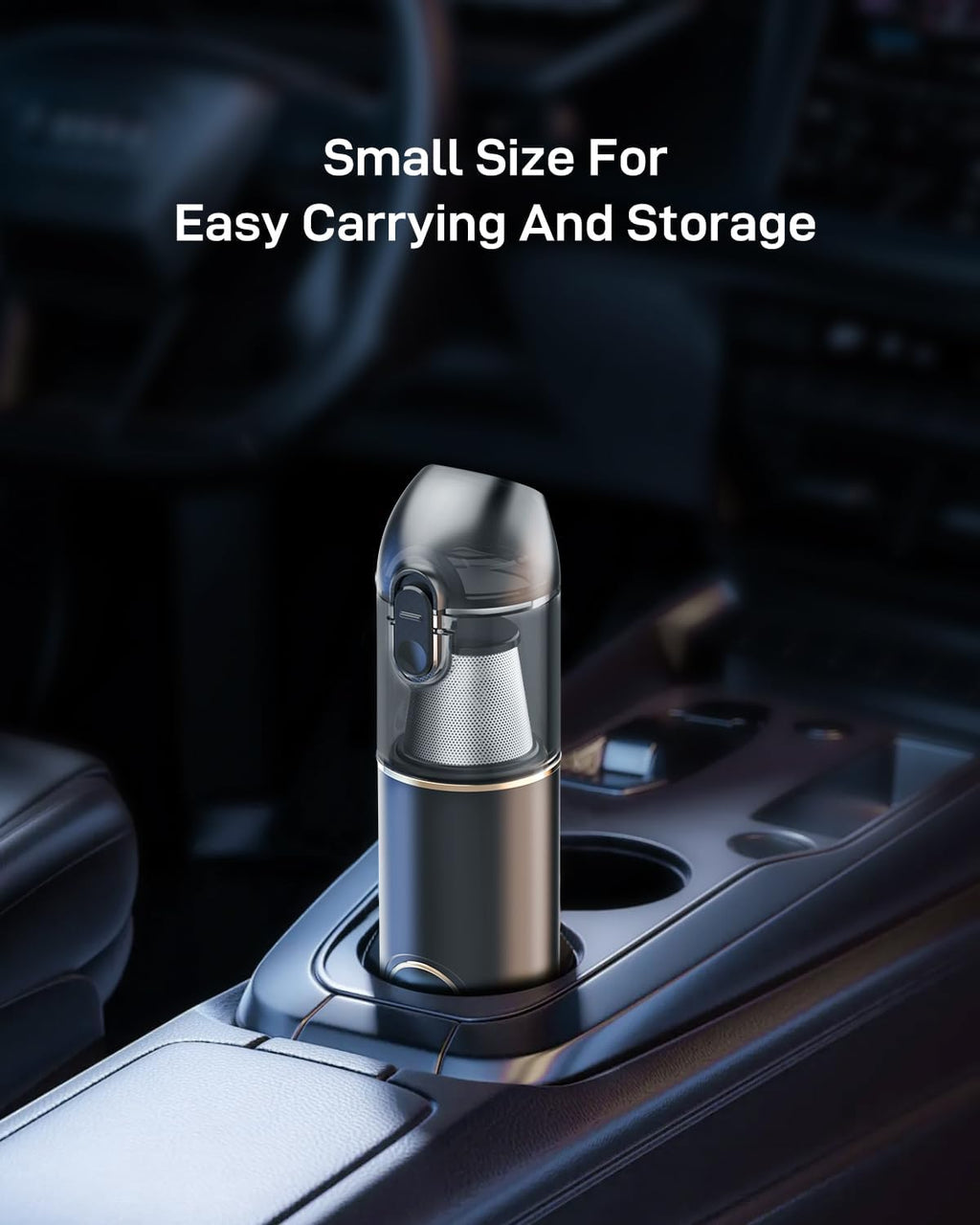 Skiennix Handheld Vacuum | Cordless Car Vacuum with 20000Pa Suction Power - Portable & Rechargeable for Home, Pets & Outdoors