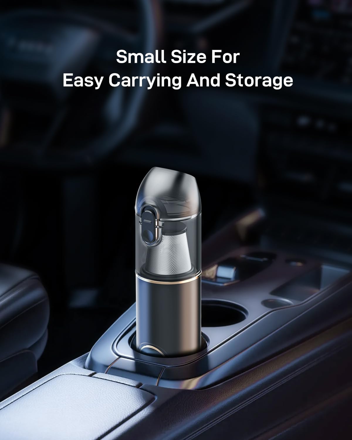 Skiennix Handheld Vacuum | Cordless Car Vacuum with 20000Pa Suction Power - Portable & Rechargeable for Home, Pets & Outdoors
