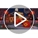 6FT Inflatable Chinese Horse for Lunar New Year Decorations with LED Lights