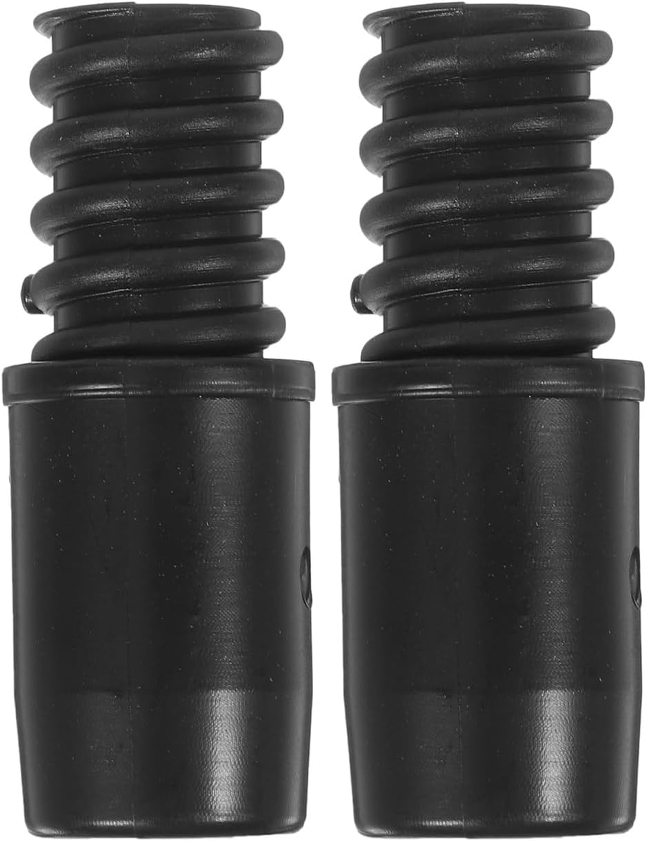 Uonlytech Threaded Broom Handle End Adapter - 2.16" x 0.78" Replacement Tips for Brooms & Mops | 2-Pack