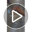 Reeded Glass Window Privacy Film 17.5" x 78.7" - UV Blocking, Removable Static Cling