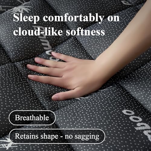 Queen Mattress Topper - Bamboo Viscose Pillow Top Pad, 6-18 Inch Fit