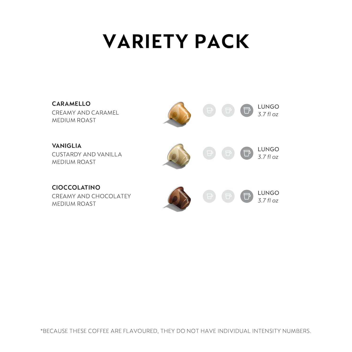 Nespresso Barista Flavored Espresso Capsules - Medium Roast Coffee Pods | 30 Count Pack