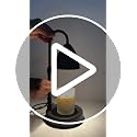 Dimmable Candle Warmer Lamp with Timer - Height Adjustable Wax Melter