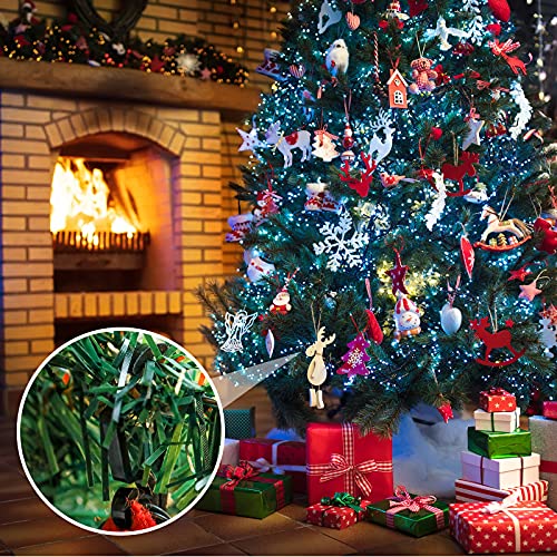 200-Piece Outdoor Christmas Light Clips, Weatherproof Gutter Hooks for Strings
