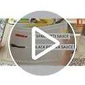 Beige Vinyl Placemats Set of 8 - 18x12 Inch Washable Table Mats, Durable PVC Dining Decor