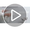 Luxury Turkish Cotton Fingertip Towels - Set of 2, 12x20 Inch, Light Grey