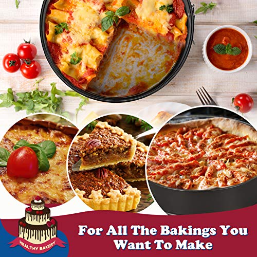 9-Inch Non-Stick Springform Pan with Removable Bottom for Cheesecakes