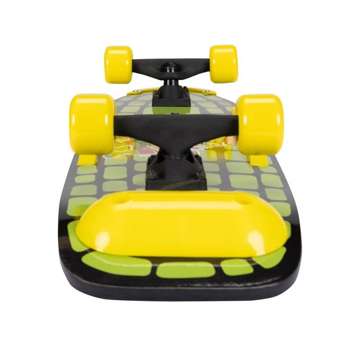 Teenage Mutant Ninja Turtles Kids Skateboard Shorty Cruiser Features Fun TMNT Vintage Graphics on Deck & Grip Tape! 60mm x 45mm Wheels, Carbon Steel ABEC 3 Speed Bearings