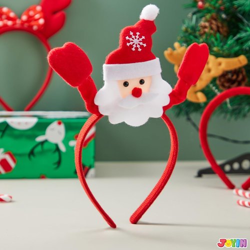 JOYIN Christmas Headbands - 12 Assorted Designs for Holiday Parties | Unisex One Size Fits All