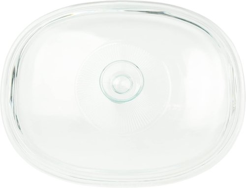 CorningWare Oval French White Casserole Dish - 2.5qt with Fluted Glass Lid | Durable & Stylish Design