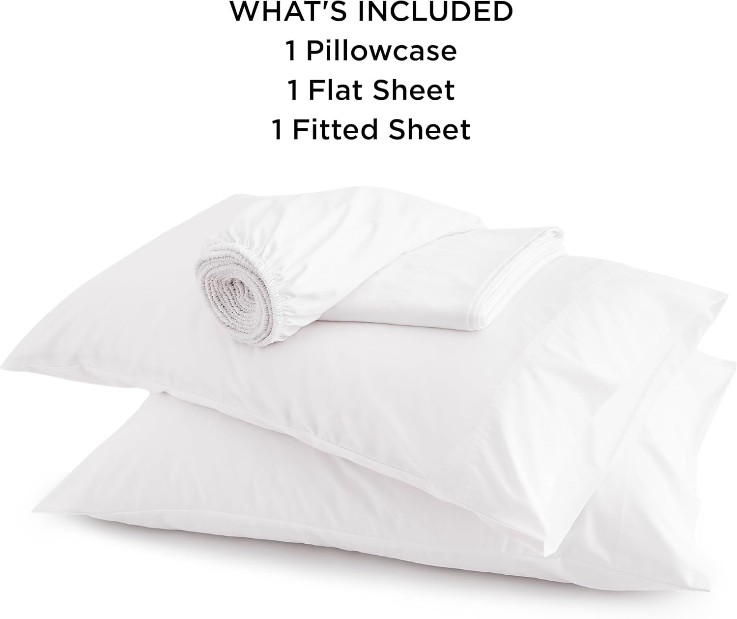 Bedsure Cooling Sheets - Twin XL Bamboo Rayon, Breathable & Soft, Deep Pocket Up to 16 Inches, White