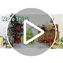 7 Pcs Merry Christmas Tiered Tray Decor, Red Green Xmas Truck Stink