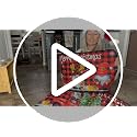 Voanos Christmas Buffalo Plaid Kitchen Rugs Set - Red Truck Holiday Decor, 17x30 & 17x47 Rectangular Variations