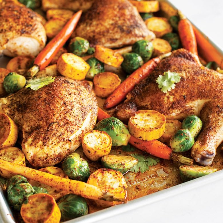 Extra Large Aluminum Baking Sheet Pan, 21 x 15 Inch Anti-Warp Rim