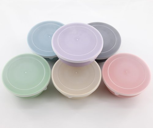 falichchch Wheat Straw Bowls with Lids BPA Free, Microwave & Dishwasher Safe (6)