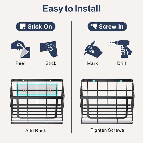 iSPECLE Garbage Bag Dispenser - 2 Pack Trash Bag Dispenser with Bamboo Top for 13 Gallon Bag, Pull Out One Bag at A Time, Easy to Install, Trash Bag Holder for Pantry, Under Sink, Small and Large