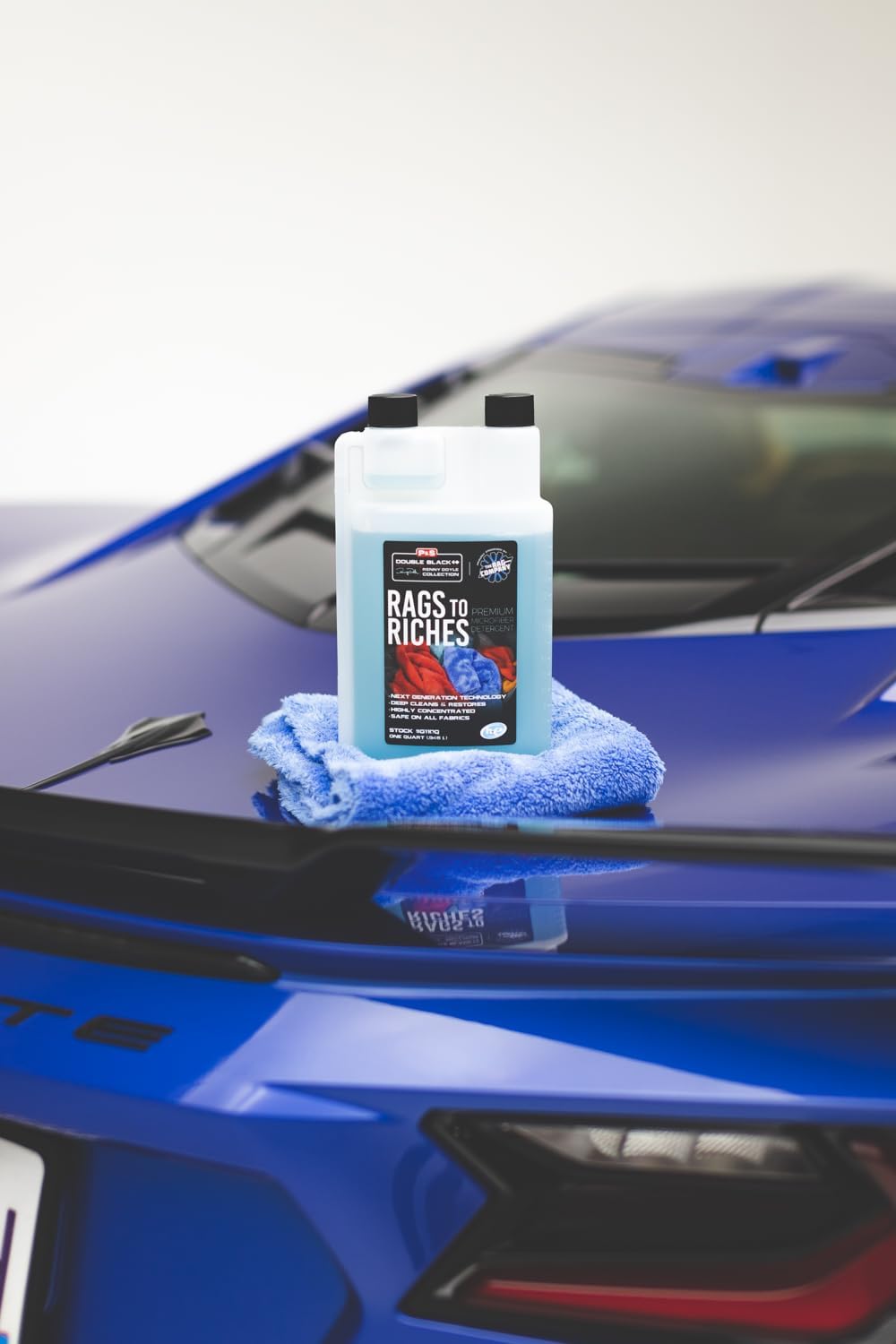 P & S Professional Detail Products - Rags to Riches Microfiber Detergent - Deep Cleans & Restores, Safe on All Fabrics, 1 Gallon