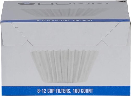 BUNN 8-12 Cup Coffee Filters - 100 Count for Perfectly Brewed Coffee Every Time