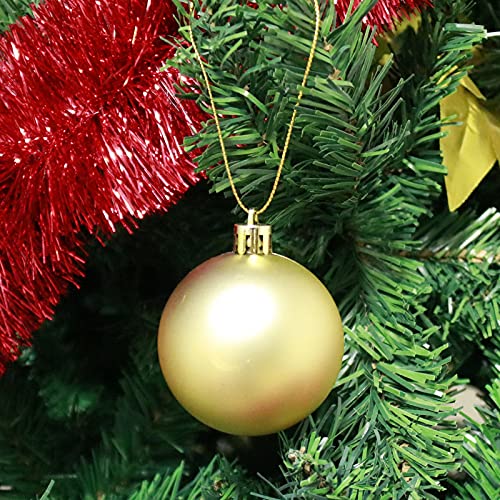 200Pcs Gold Christmas Ornament Hanger Strings with Snap Locking Fasteners