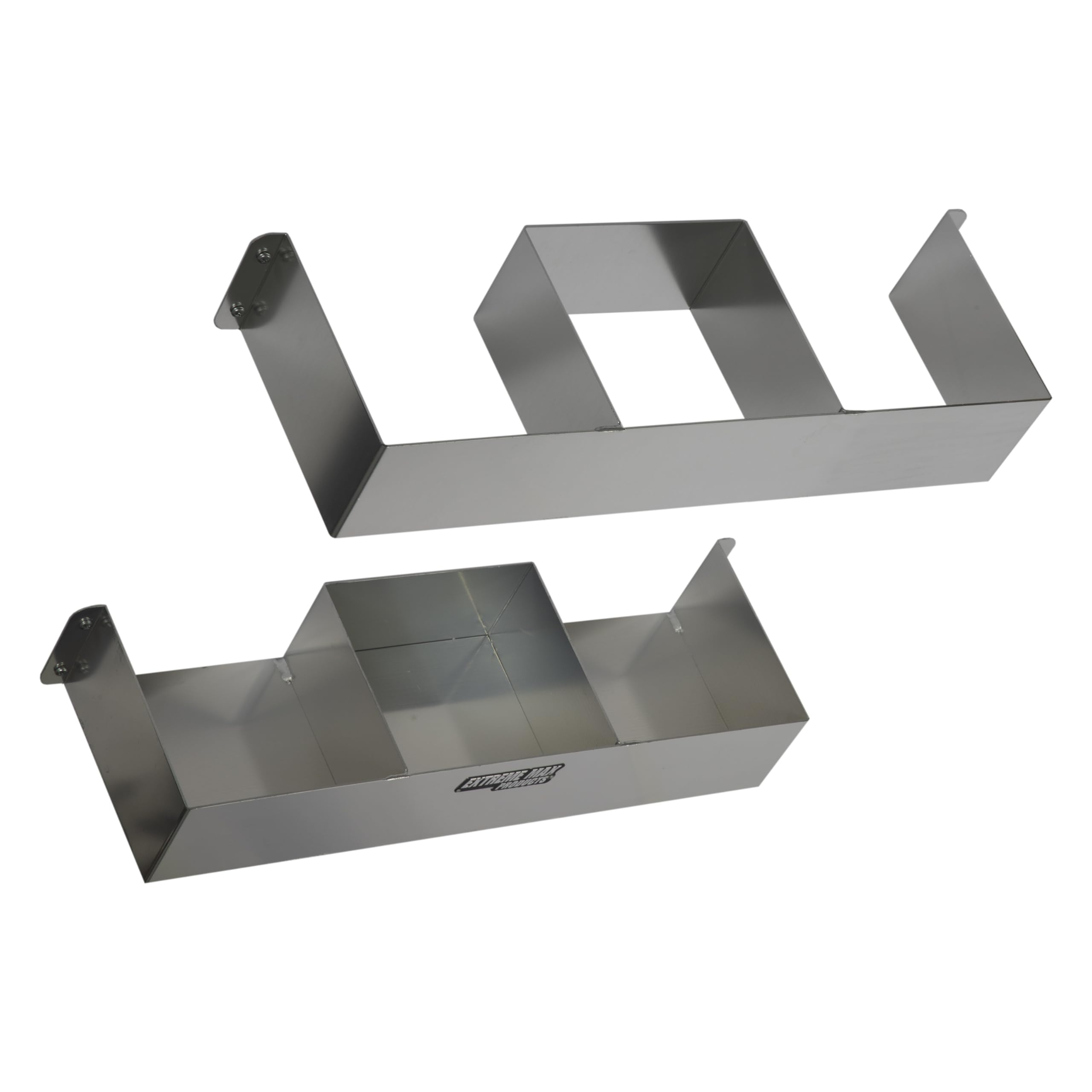 Extreme Max 5001.6302 Collapsible Chair Holder for Enclosed Race Trailer, Shop, Garage, Storage - Silver