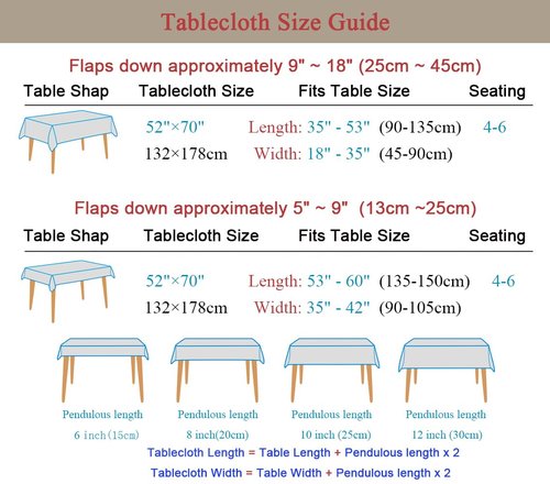 YEESSION Floral Print Rectangle Tablecloth 52 x 70 Inch Stain Resistant and Waterproof Wine Table Cover for Kitchen Dining Indoor Outdoor Buffet Tabletop Decoration (Beige)