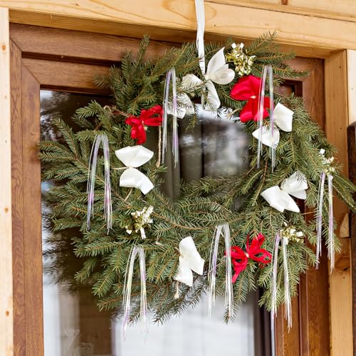 6000 Strands Christmas Tree Icicle Tinsel - 22 Inch Shiny Foil Strands