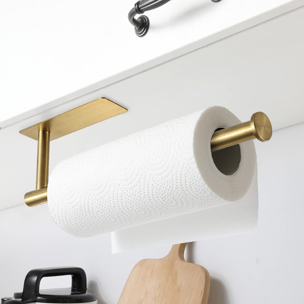 theaoo Paper Towel Holder - Under Cabinet Paper Towel Holder for Kitchen