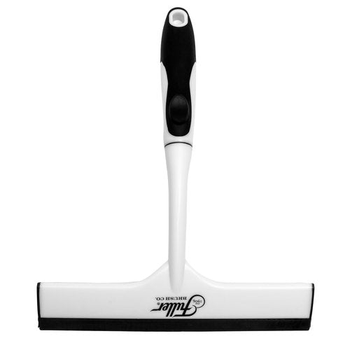 Fuller Brush Easy Grip Handheld Squeegee - for Shower Walls, Doors, Tub Surfaces, Windows, Mirrors & Vehicle Windshields - ThermoPlastic Rubber Blade - Comfort Grip Handle with Built-in Finger Groove