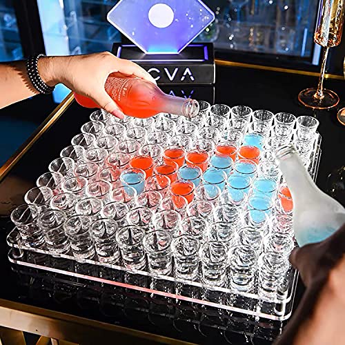 Aoeoe 40 Pack Heavy Base Shot Glasses 1.5oz Whiskey Tequila Vodka Set